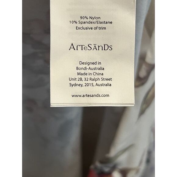 Artesands NWT Clementine White Seurat Short Sleeve Sunsafe Top White Size 10 - Picture 6 of 8